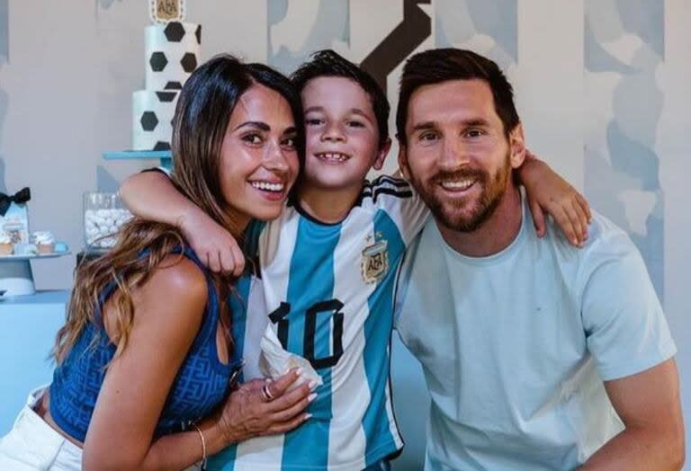 Mateo Messi protagonizó una escena que se volvió viral