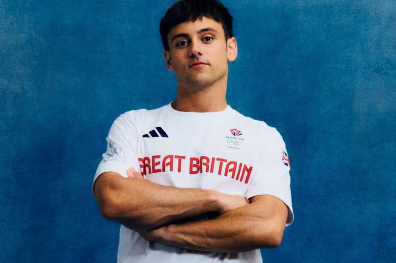 Undated handout photo provided by Team GB of Team GB's Tom Daley during the Adidas Olympic and Paralympic kit launch. Issue date: Thursday April 18, 2024. PA Photo. See PA Story SPORT Great Britain. Photo credit should read: Team GB/Adidas/PA Wire. 

NOTE TO EDITORS: This handout photo may only be used in for editorial reporting purposes for the contemporaneous illustration of events, things or the people in the image or facts mentioned in the caption. Reuse of the picture may require further permission from the copyright holder.