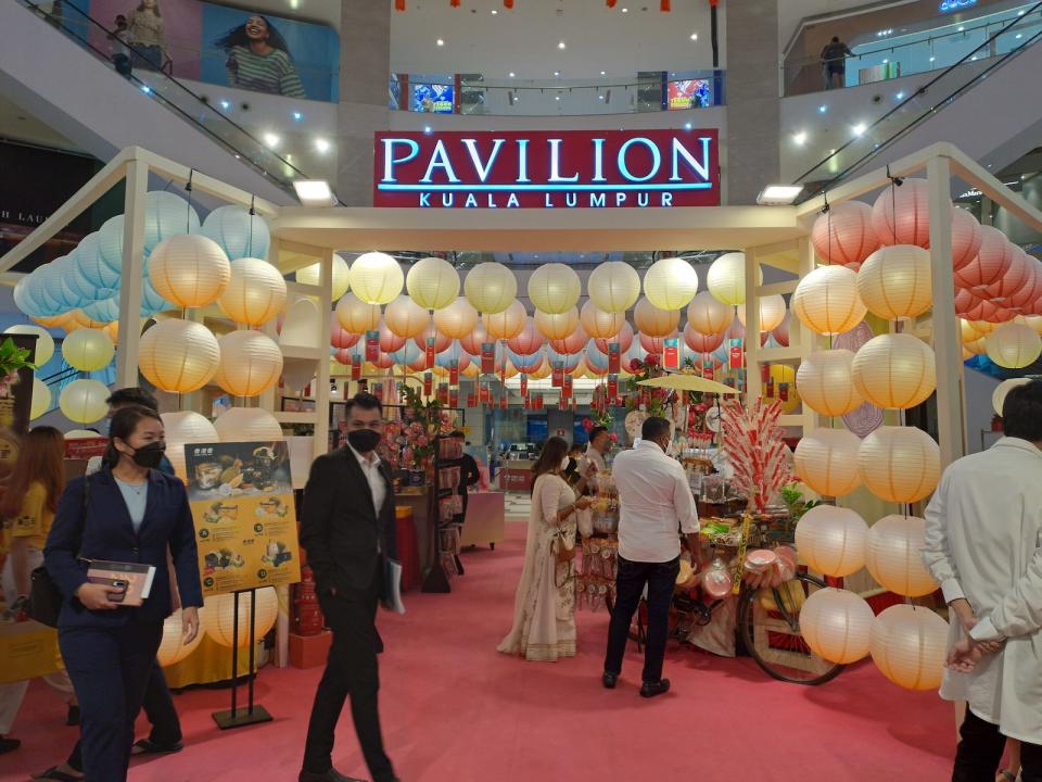 A picture of the shops at Pavilion, Kuala Lumpur in conjunction with the Mid-Autumn Festival