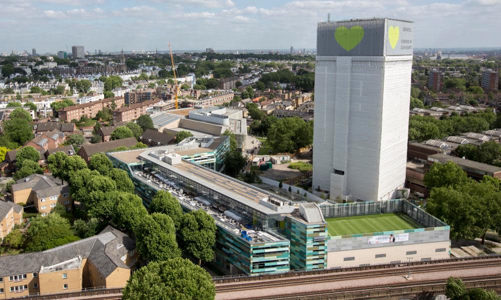 Grenfell Tower in west London