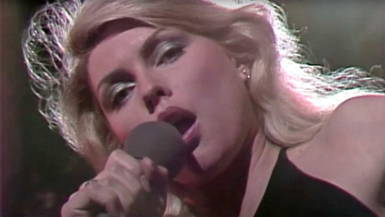  Debbie Harry stares at the camera on The Midnight Special 