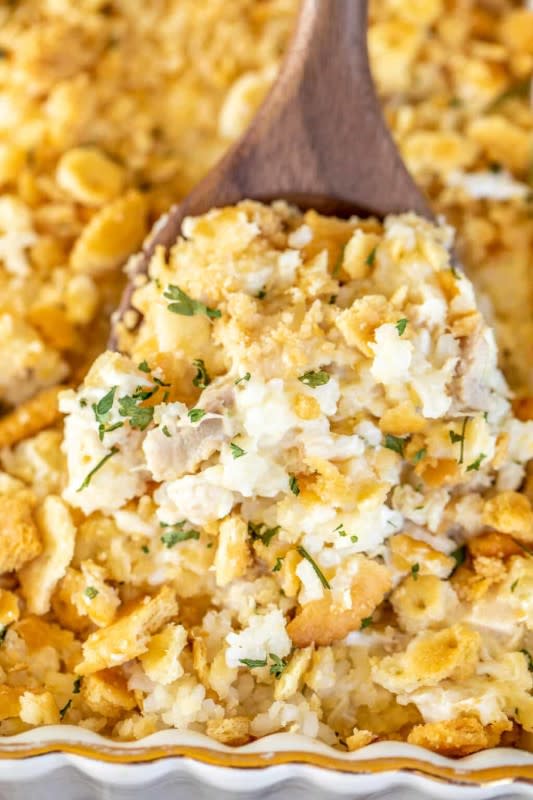 This chicken and rice casserole is so easy to make and tastes like a million bucks!<p><strong>Get the recipe: <a href="https://www.plainchicken.com/million-dollar-chicken-rice-casserole/" rel="sponsored" target="_blank" data-ylk="slk:Million-Dollar Chicken and Rice Casserole;elm:context_link;itc:0;sec:content-canvas" class="link ">Million-Dollar Chicken and Rice Casserole</a></strong></p>