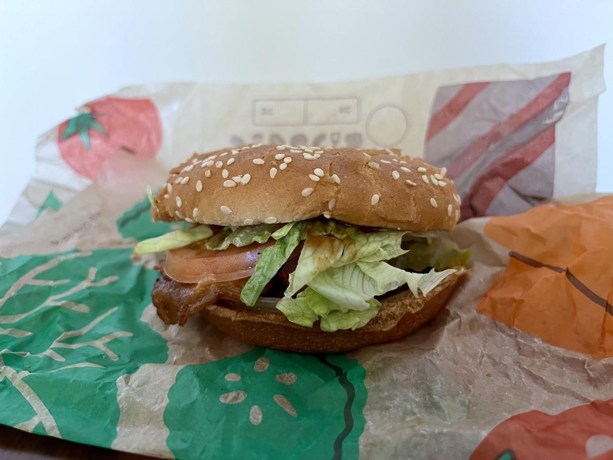 BBQ Bacon Whopper Jr. from burger king