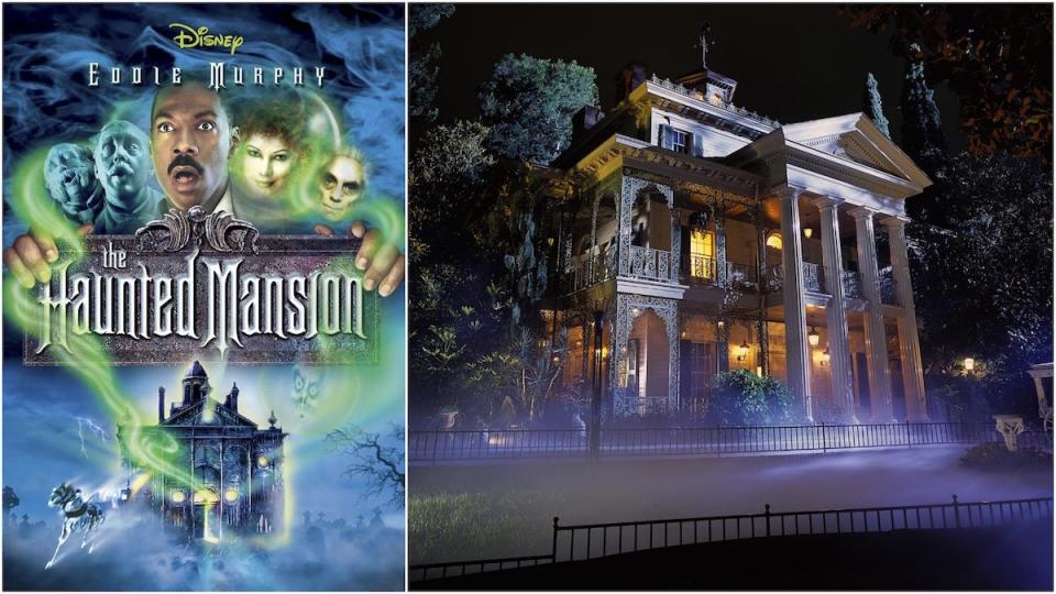 haunted mansion movie and ride