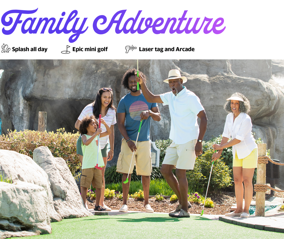 The many mini golf courses dotting Myrtle Beach make mini-golf a must for any family vacation.