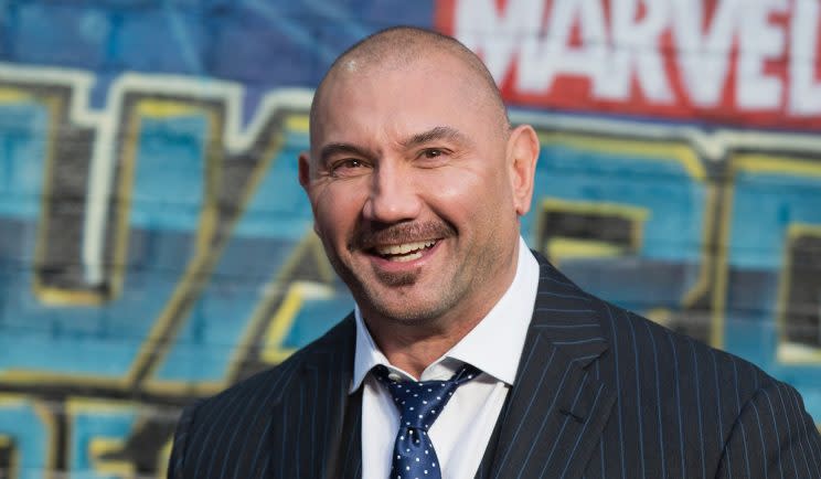 Dave Bautista backs LGBT rights - Credit: WENN