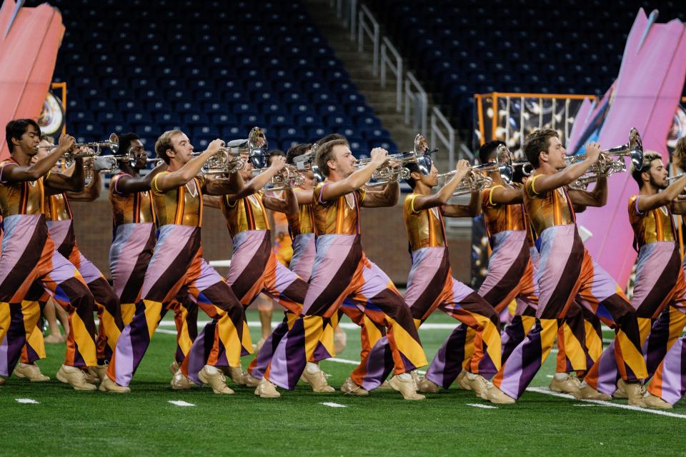 Fifty years after the creation of the Canton Bluecoats Drum & Bugle Corps, the group remains among the top competitors at the Drum Corps International event.