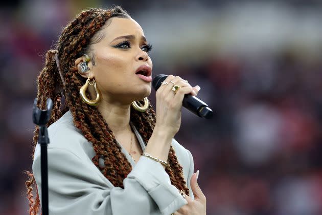 Oscar-winner Andra Day performed