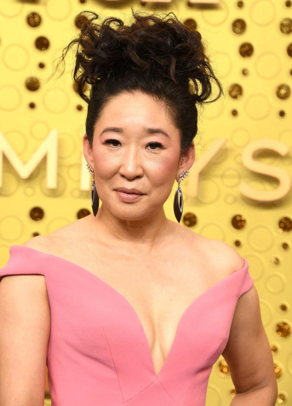 Sandra Oh attending the Emmy Awards in Los Angeles, California