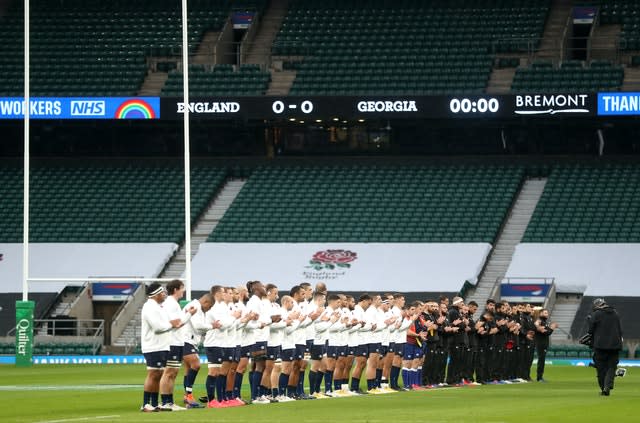 Twickenham has been empty over the past few months 