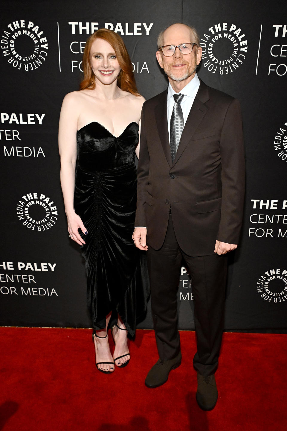 Bryce Dallas Howard and Ron Howard attend 2024 Paley Honors