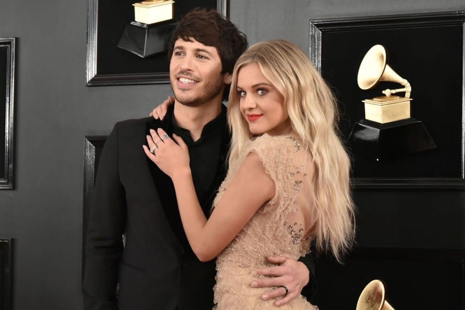 los angeles, california february 10 morgan evans and kelsea ballerini attend the 61st annual grammy awards at staples center on february 10, 2019 in los angeles, california photo by david crottypatrick mcmullan via getty images