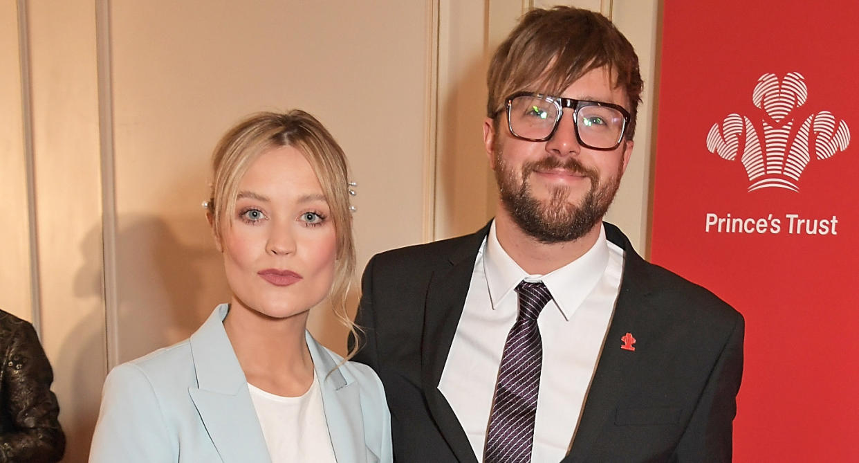 Laura Whitmore and Iain Stirling are expecting a baby. (Photo by David M. Benett/Dave Benett/Getty Images)