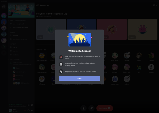 Discord is launching new Clubhouse-like channels for audio events