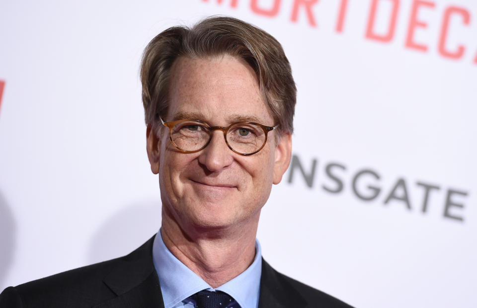 Director David Koepp arrives at the Los Angeles premiere of &quot;Mortdecai&quot; at the TCL Chinese Theatre on Wednesday, Jan. 21, 2015. (Photo by Jordan Strauss/Invision/AP)