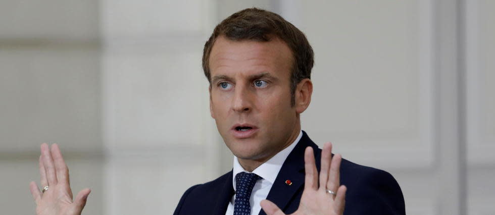 Emmanuel Macron en septembre 2020.
