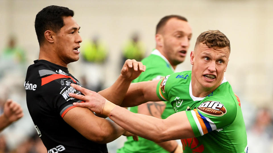 The Warriors and Raiders will kick off the historic double-header. Pic: Getty