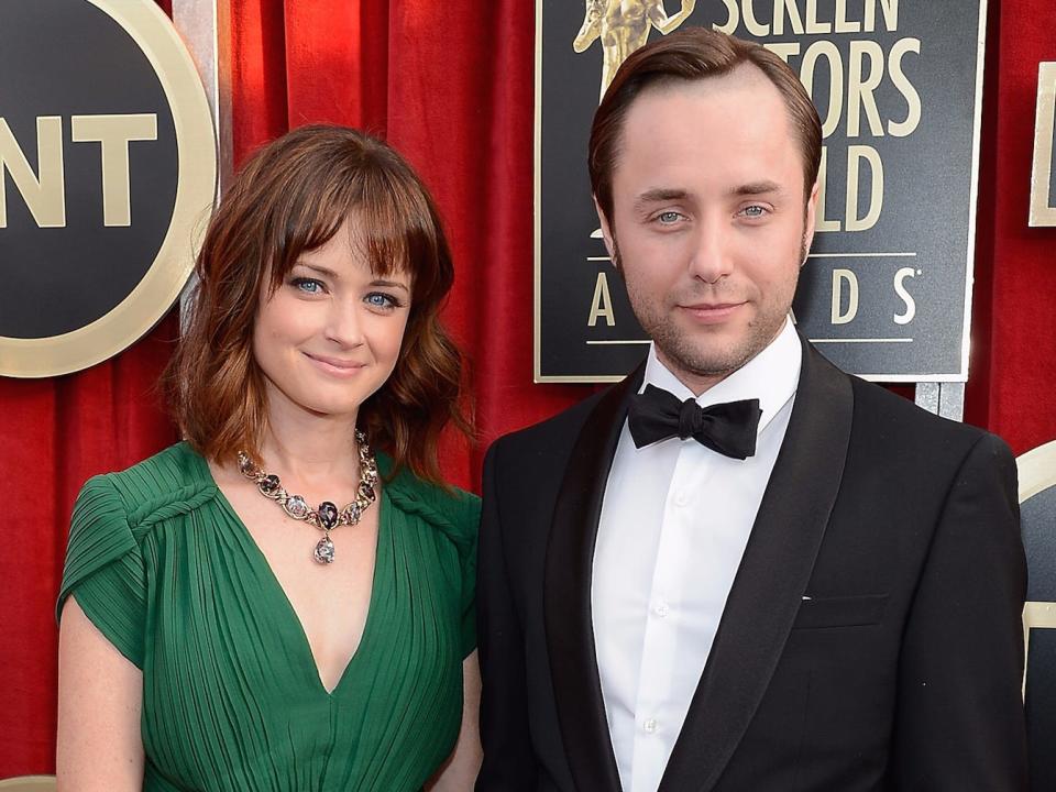 Alexis Bledel and husband Vincent Kartheiser 2013 Getty Images