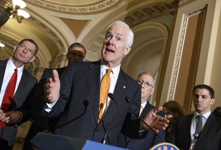 “I would say we’ve gone about as far as we can go unless somebody identifies some area that we didn’t address,” Sen. John Cornyn said about gun control after the Nashville school shootings.