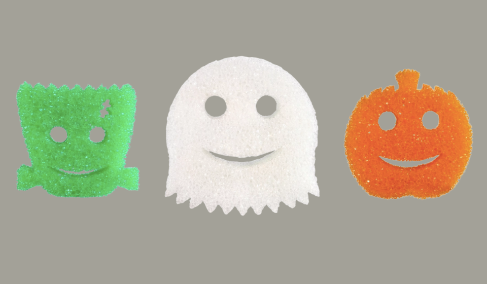 Halloween-shaped sponges