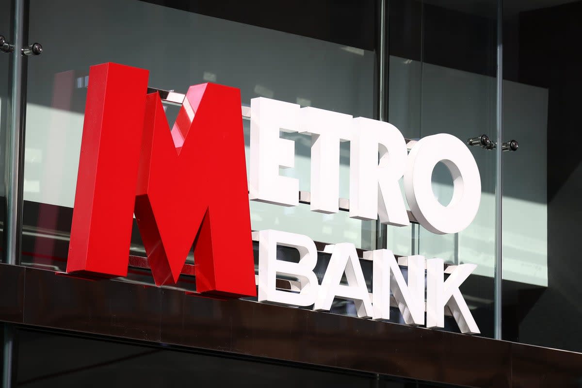 Metro Bank has narrowed its losses and said it is well on its way to being profitable after cutting costs and seeing its finances bolstered by higher interest rates (Mike Egerton/PA) (PA Wire)