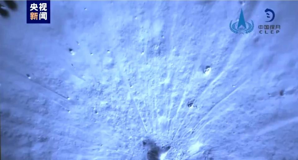 the crater surface of the moon as seen from space