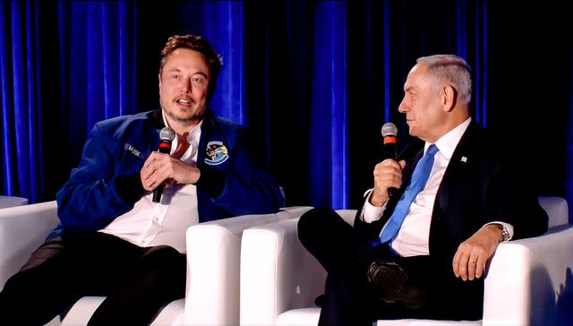 <p>Benjamin Netanyahu/ Twitter</p> AI Round table with Elon Musk, Benjamin Netanyahu