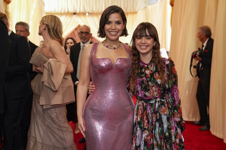 America Ferrera, en su llegada a la alfombra roja