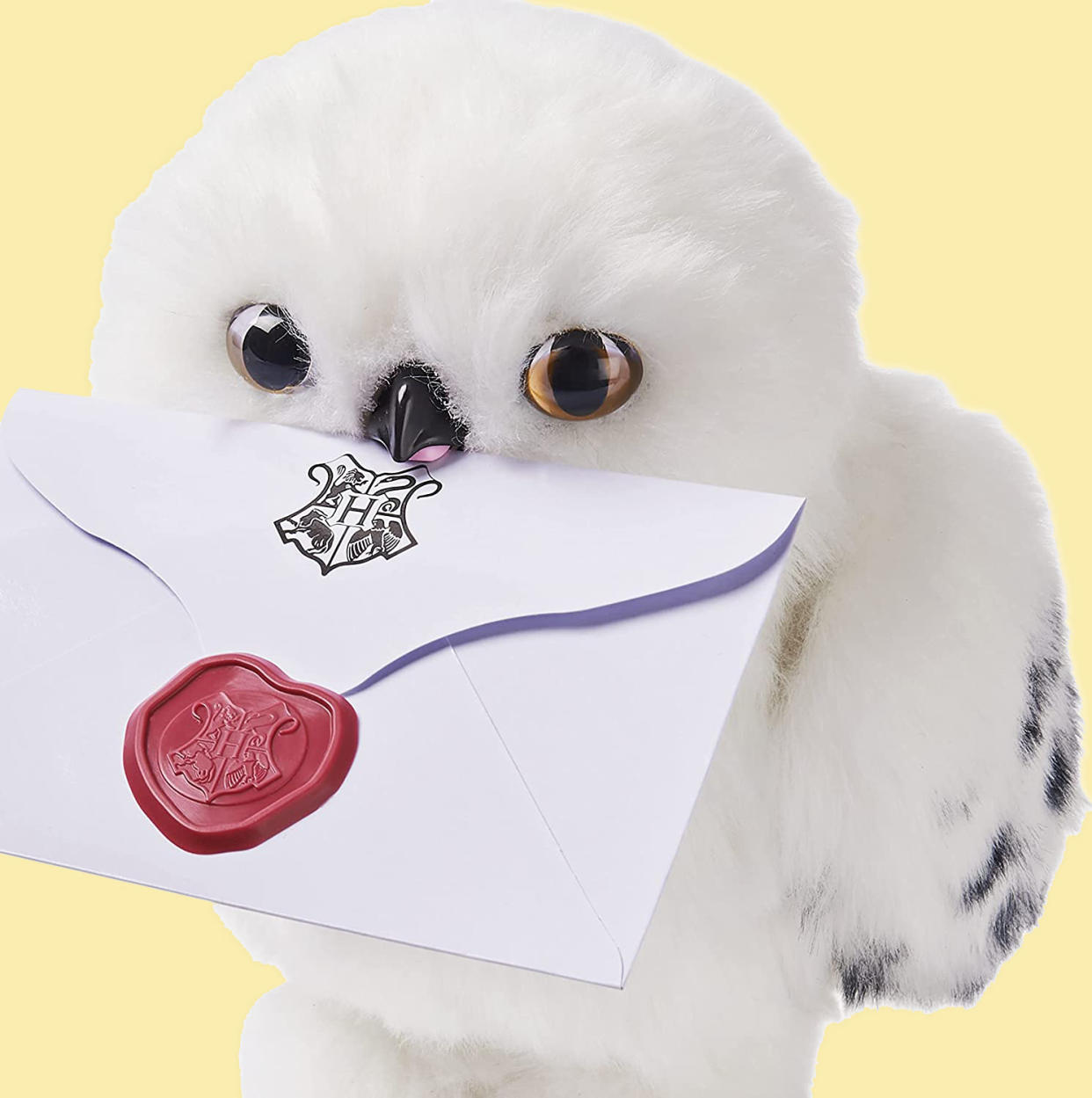 Enchanting Hedwig Interactive Owl holding a letter