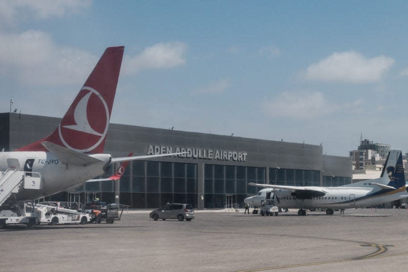 Aden Adde International Airport in Mogadishu, Somalia