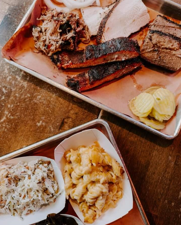 A selection of barbecue and sides from Bee's Barbecue, which opened in Over-the-Rhine in September.
