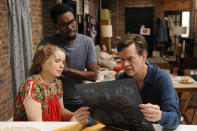 Julie Delpy, Chris Rock and Dylan Baker in Magnolia Pictures' "2 Days in New York" - 2012