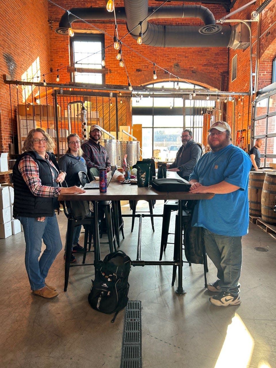 Northampton Community College's craft distillery students get hands-on experience at Doan Distillery in Quakertown, where they created their very own gin.