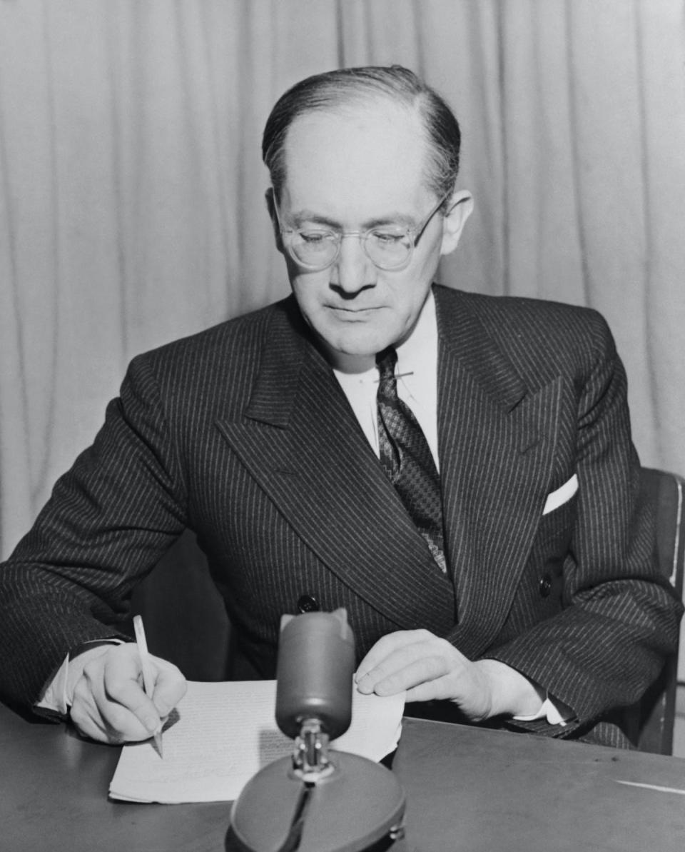 The lawyer Raphael Lemkin helped draft the U.N.‘s Genocide Convention, which countries approved in 1948. <a href="https://www.gettyimages.com/detail/news-photo/international-lawyer-raphael-lemkin-helped-draft-the-news-photo/514965060?adppopup=true" rel="nofollow noopener" target="_blank" data-ylk="slk:Bettmann/Getty Images;elm:context_link;itc:0;sec:content-canvas" class="link ">Bettmann/Getty Images</a>