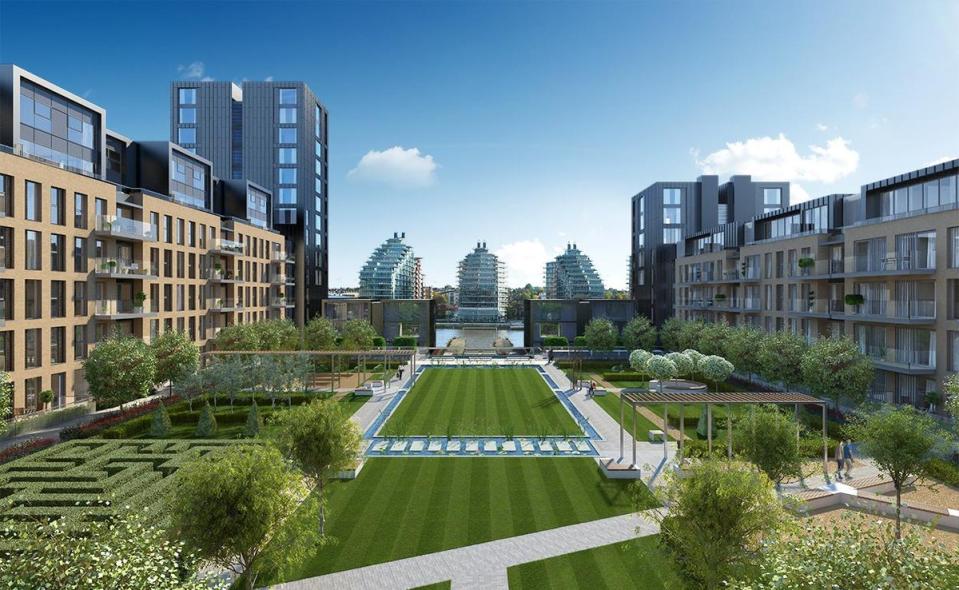 Barratt’s Fulham Riverside development  (Barratt Developments)