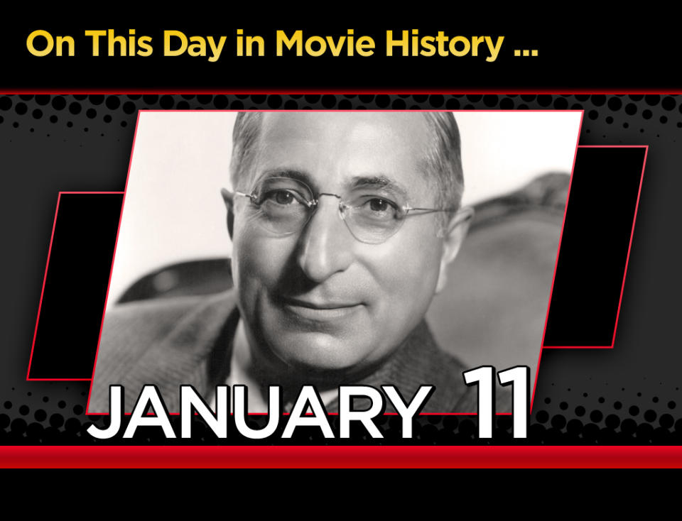 On this day in movie history January 11 title card