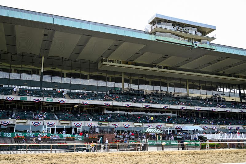 FILE PHOTO: Horse Racing: Belmont Stakes-Workouts