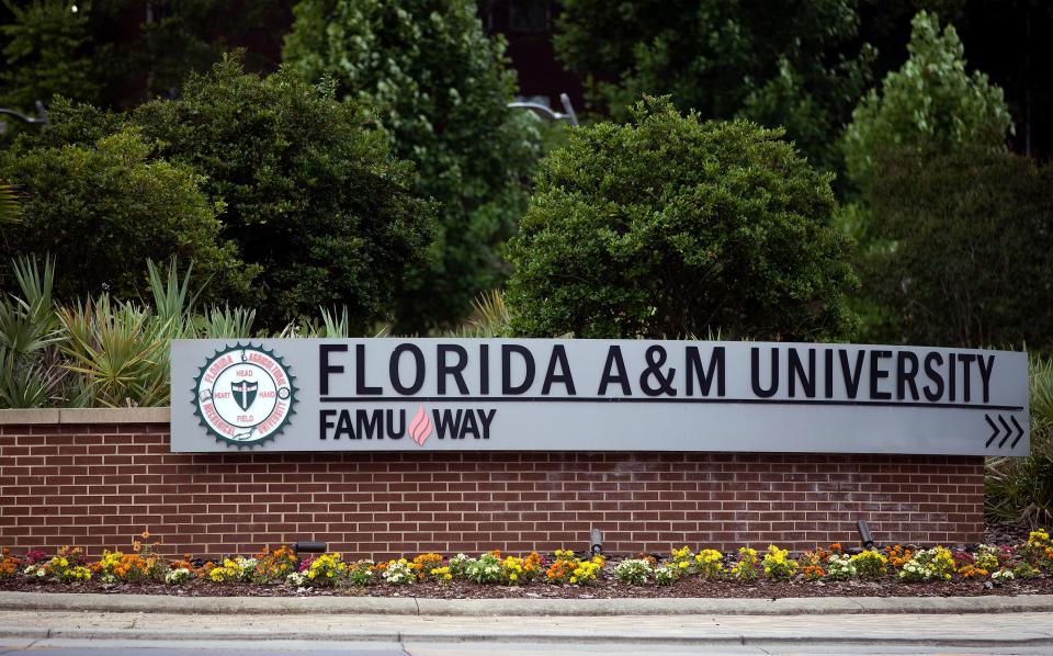 The FAMU Way roundabout.