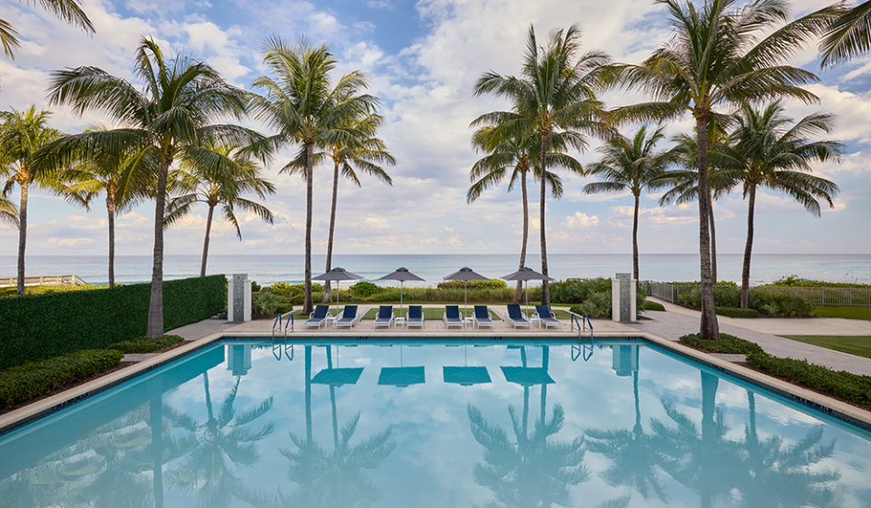 A pool at the Boca Raton