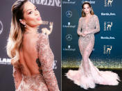 <p>Rita Ora besuchte die Bambi-Verleihung in dieser Diva-Robe von Zuhair Murad. Hot und mit Sicherheit ein Hingucker – gefühlt aber schon hundertmal gesehen! (16. November 2017, Bilder: Rex Features) </p>