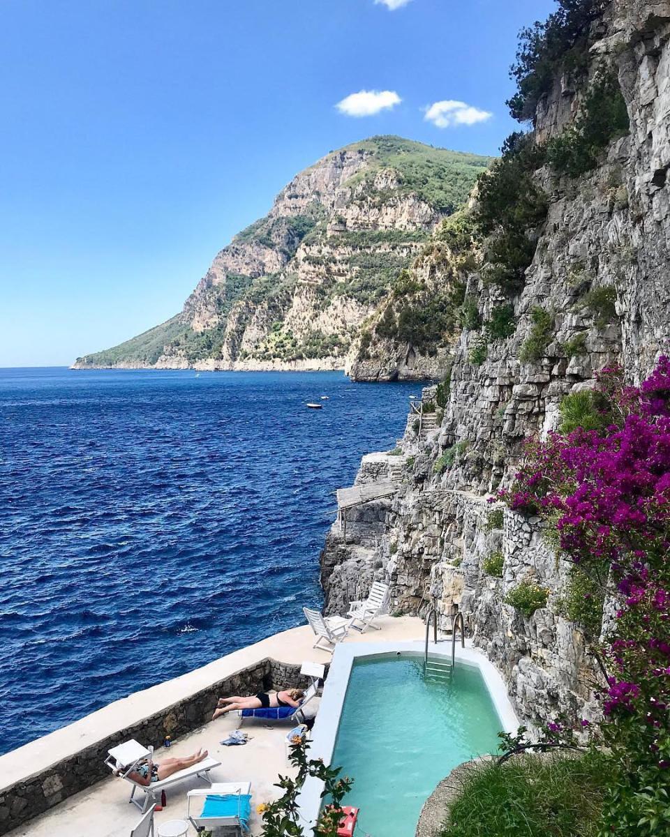 <p>Italy has made the top ten yet again courtesy of this incredible view of the Amalfi Coast. Tempted? Book a spot <a rel="nofollow noopener" href="https://www.airbnb.co.uk/rooms/21903966?guests=1&adults=1" target="_blank" data-ylk="slk:now;elm:context_link;itc:0;sec:content-canvas" class="link ">now</a>. <em>[Photo: Airbnb]</em> </p>