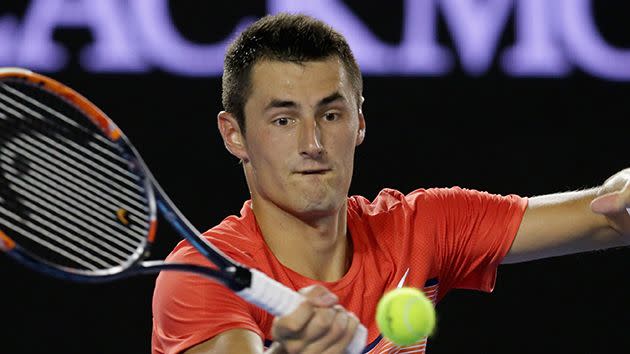 Can Tomic upset Andy Murray? Source: Getty