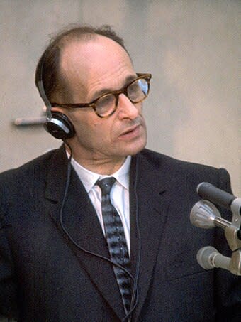 屠殺者艾希曼(Otto Adolf Eichmann)，1961年/維基