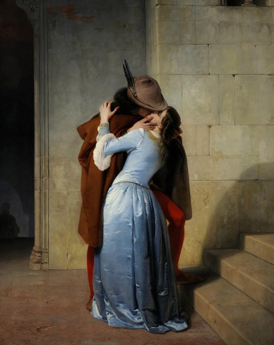 The Kiss - Francesco Hayez (1859). Wikimedia commons