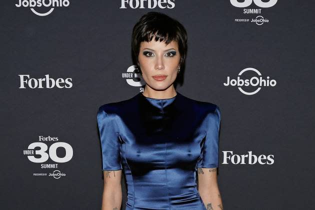 Halsey attends the Forbes 30 Under 30 Summit on Oct. 8, 2023 in Cleveland, Ohio - Credit: Taylor Hill/Getty Images