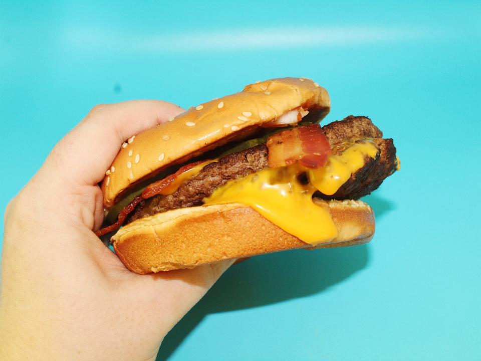 mcdonalds double quarter pounder with cheese and bacon