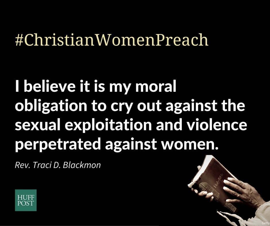 "In 2 Samuel 13, the story of the rape of Tamar, the daughter of King David, is recounted. Although this is not the only rape story contained in scripture, in my opinion it is one of the most insidious ...&nbsp;Ever since reading this text early in my ministry life I have asked myself the question, 'Who will cry for Tamar?'&nbsp;<br /><strong>I believe it is my moral obligation to cry out against the sexual exploitation and violence perpetrated against women.</strong> It is my moral obligation to interrupt gender shaming and sexual misconduct wherever it is found. <br />Unfortunately for us all, these interruptions are currently needed in the inexcusable hateful rhetoric of one of our candidates for the highest office of this land. I believe if I do not speak out, no matter how many or how few are courageous enough to join me, that the harm done to women in our society will be irreparable. <br />I will never knowingly vote for any candidate who denigrates any human being, all of whom I believe to be created in the image of God. I implore others who profess to love God to join me in this pledge."<br />-&nbsp;Rev. Traci D. Blackmon,&nbsp;Acting Executive Minister, Justice &amp; Witness Ministries, United Church of Christ