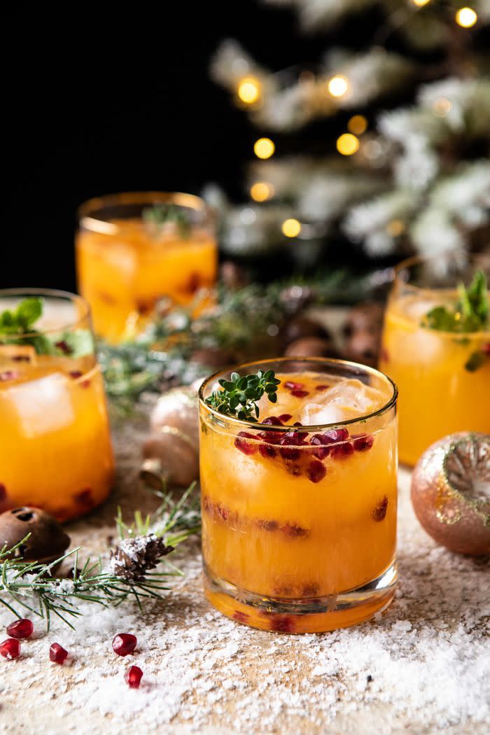 Holly Jolly Christmas Citrus Cocktail