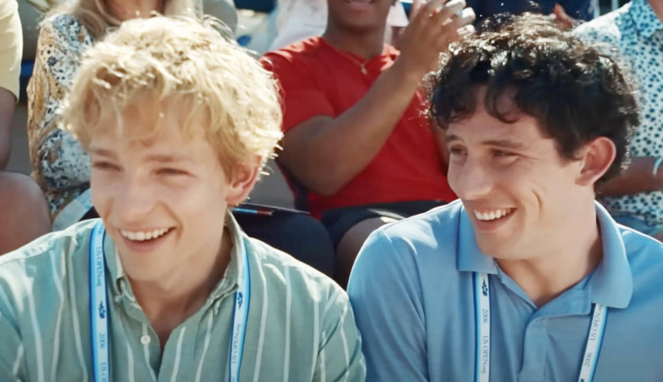 Mike Faist and Josh O'Connor in Challengers