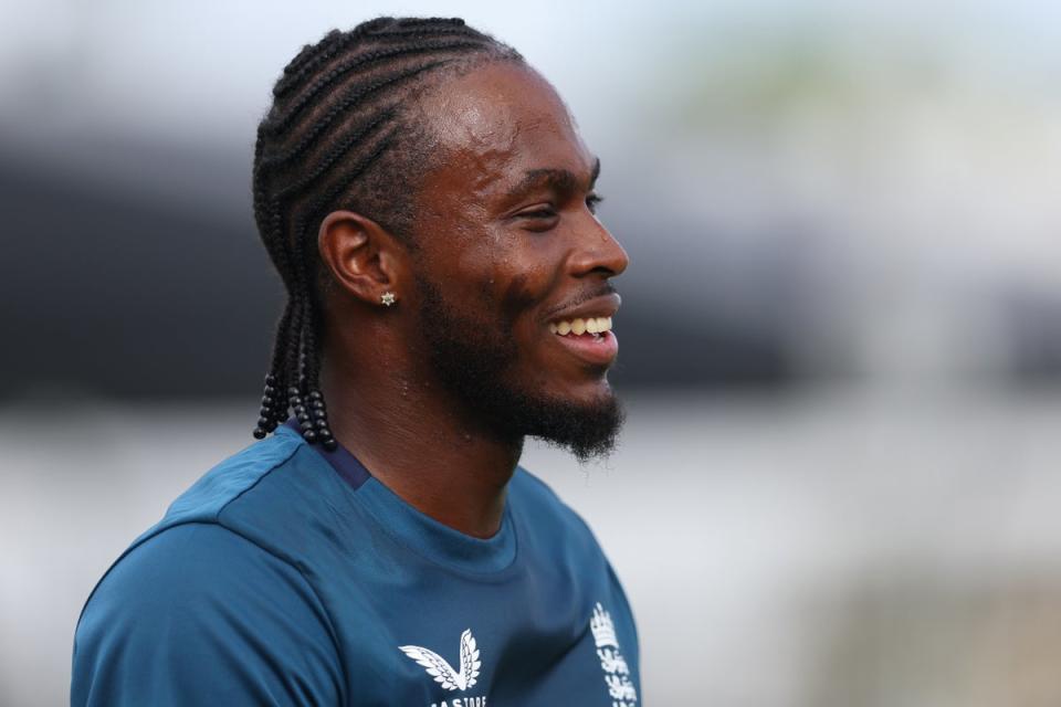He’s back: Jofra Archer has gone almost a year without making a competitive appearance (Getty Images)